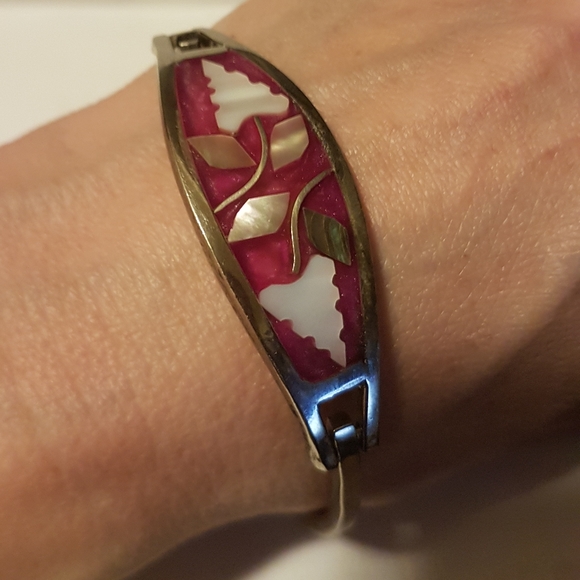 Vintage /Taxco Mexico Sterling Silver Bracelet - Picture 11 of 16